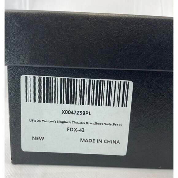 New Slingback Chunky Heel Pumps size 10 - Picture 12 of 12